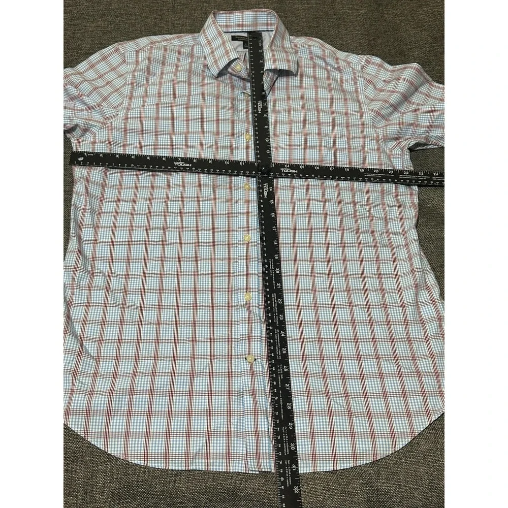 Banana Republic Classic‎ Fit Men's L Plaid Long Sleeve Shirt
